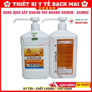 Nước Rửa Tay Khô Sát Khuẩn Tay Nhanh ASIRUB 1000ML, 500ml