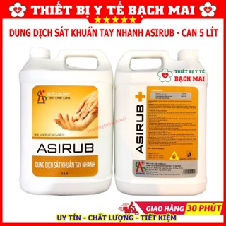 Nước Rửa Tay Khô Sát Khuẩn ASIRUB - Can 5 Lít [HÀNG CHÍNH HÃNG]