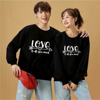áo sweater đôi XẾP ĐỆ, áo đôi thu đông tay dài -ĐỒNG PHỤC ANH NGA