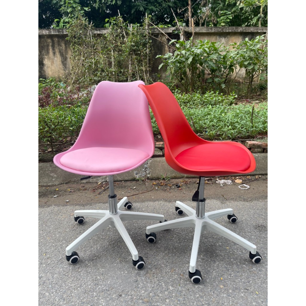 Ghế làm việc , chân xoay mặt đệm Eames ( j05 bánh xe )