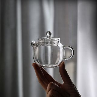 Ấm Thủy Tinh Pha Trà Dung Tích Từ 150 ml Tới 250 ml (có lọc inox ở vòi)