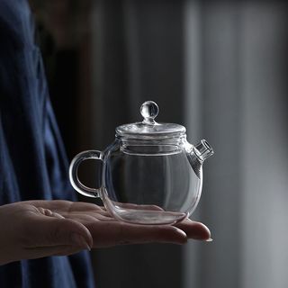 Ấm Thủy Tinh Pha Trà 150 ml (Có lọc inox ở vòi)