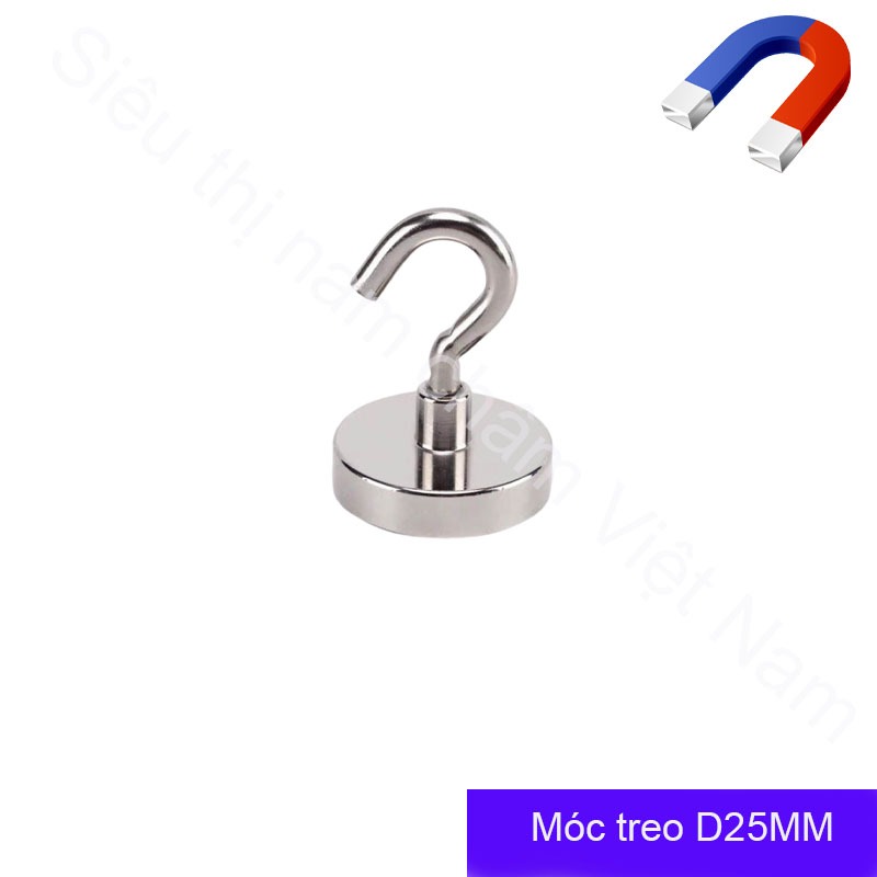 Móc treo nam châm D25mm ( SIÊU MẠNH )