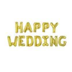Bóng Chữ Happy Wedding Trang Trí Phòng Cưới , Phòng Tân Hôn