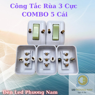[COMBO 2] Công Tắc Rùa 6A ( 2 cực / 3 cực )