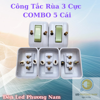 [COMBO 2 ] Công Tắc Rùa 6A (2 chiều / 3 chiều)