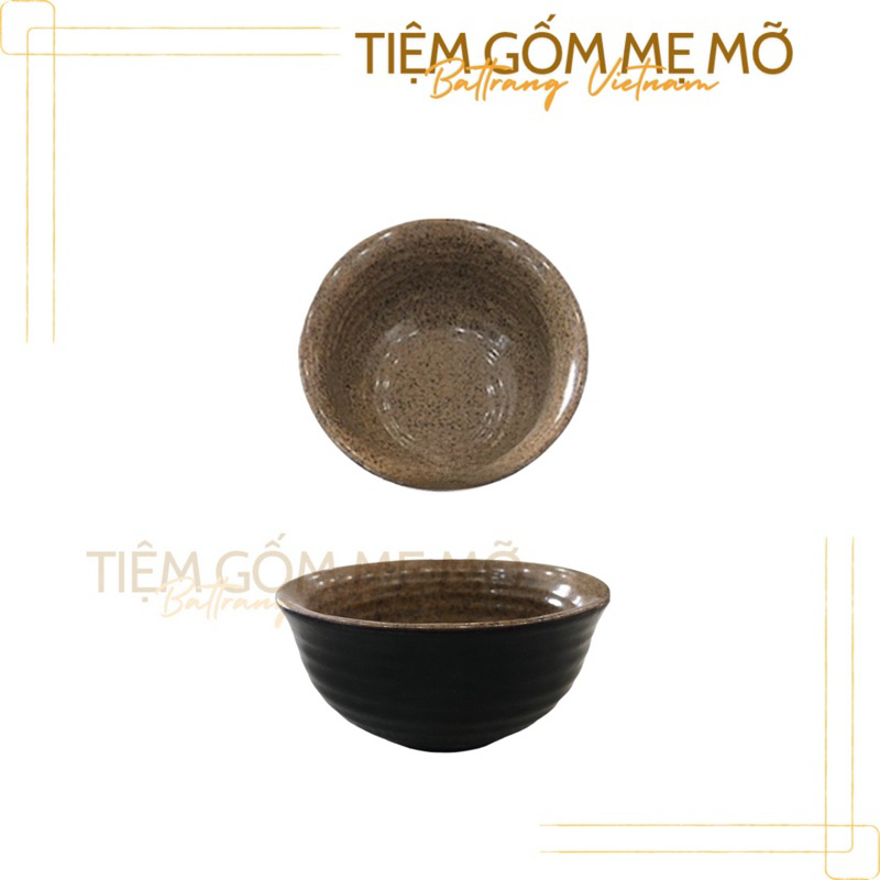 Bát nước chấm chén chấm sứ Bát Tràng men gốm