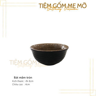 Bát nước chấm chén chấm sứ Bát Tràng men gốm