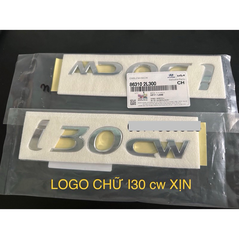 Logo chữ I30cw xịn 86310-2L300