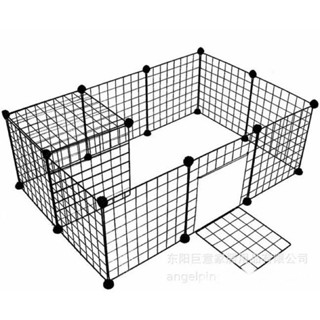 [XẢ KHO] Combo Chuồng Quây, Chuồng Ghép Chó Mèo 12 Tấm Sắt (tặng chốt nối, búa gõ)