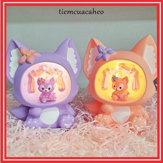 (Sẵn SG) Đèn Ngủ Led Kèm Ống Heo Hình Con Cáo, Trang Trí Phòng Ngủ, Bàn Làm Việc, Quà Tặng Sinh Nhật