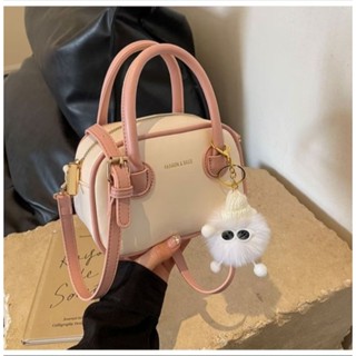 Túi đeo chéo nữ thời trang size 18 để vừa điện thoại kèm móc treo dễ thương - HTM054