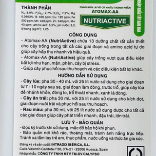NUTRIACTIVE - AN PHÁT NÔNG (chai 500ml)