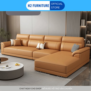   Miễn ship HN  Sofa da góc L cao cấp kích thước 2m7x1m7 H20D5 màu yêu cầu 