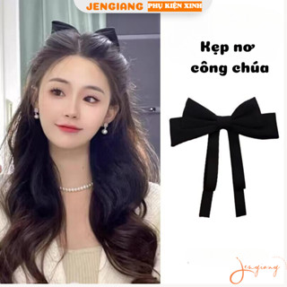 Kẹp tóc nơ lớn kiểu công chúa Jengiang phong cách Hàn Quốc dành cho nữ KN244