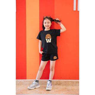 Bộ quần áo bé gái cân nặng từ 15-40kg - Quần áo trẻ em nữ thun cotton 4 chiều - Loza Kids BD002