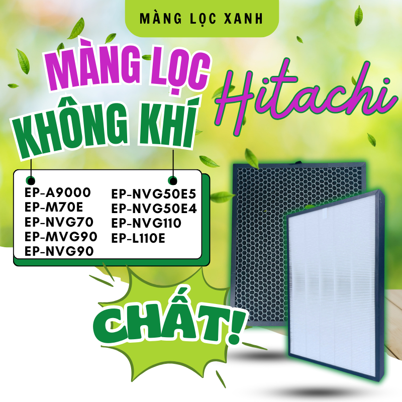 Màng lọc không khí Hitachi EP-A6000/ EP-A7000/ EP-A8000/ EPF-DV1000H. Màng lọc cho máy lọc Hitachi