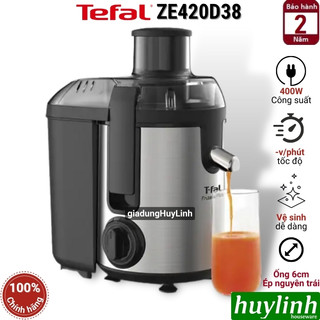 Máy ép trái cây tefal ze420d38 - 0.95 lít - 400w
