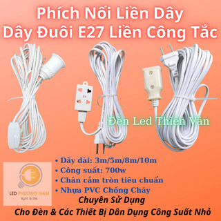 Ổ Cắm Có Dây Mini 3m - 5m (ổ lưu động)