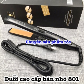 ✅jadeempress máy duỗi tóc cao cấp eps 801 bản nhỏ 2.5cm chống dính ceramic màn hình lcd tiện dụng cho làm thẳng