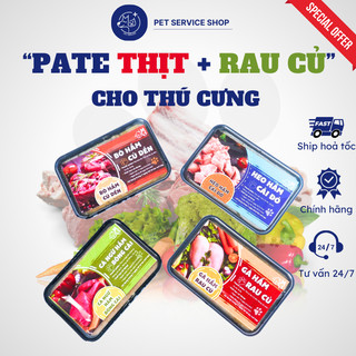  Thức Ăn Chó Mèo - Pate Tươi Xay Rau Củ - HG PetFood - PET SERVICE