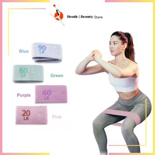 Đai kháng lực miniband, dây ben kháng lực vải tập đùi, tập chân, đai kháng lực tập gym pilates