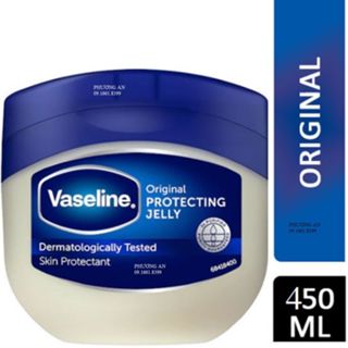  Sáp dưỡng ẩm Vaseline pure petroleum jelly 450g - xanh dương 