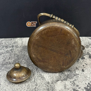 Ấm trà ( có quai sách ) bằng đồng phong thuỷ