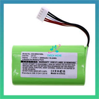Pin Loa Sony SRS XB20 / SRS X3 / SRS XB2 ST-01 CS-SRX310SL có dung lượng cao 3500mAh - thichnghe.vn