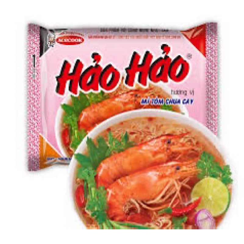 combo 5 goi mì hảo hảo nhiều vị gói 75g
