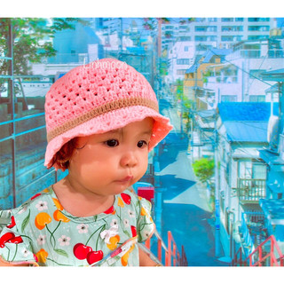 Nón, mũ len cho bé gái size từ 0-36 tháng