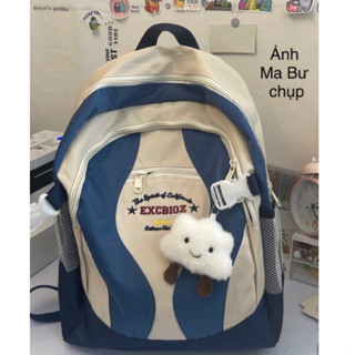 Balo thời trang ulzzang unisex balo du lịch sức chứa lớn Bư tặng 1 móc khóa gấu bông