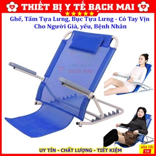 Ghế Tựa Lưng Có Tay Vịn Ngả Nằm Cho Người Già, Yếu, Bệnh Nhân Nằm Lâu Ngày Nghỉ Ngơi, Thư Giãn, Ăn Uống, Xem TV