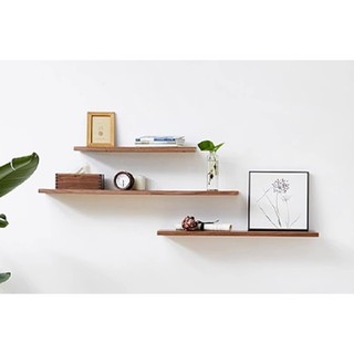 Kệ, đợt, Thanh ngang gỗ thẳng treo tường trang trí Decor, Gỗ MDF cốt xanh chống ẩm, Dầy 17mm Rộng 15cm Dài 40/60/80cm