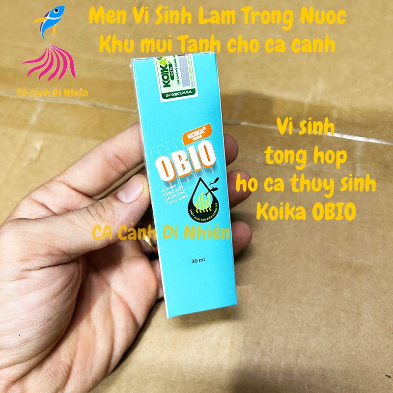 Men vi Sinh KoiKa OBIO làm trong nước cho hồ cá cảnh thủy sinh