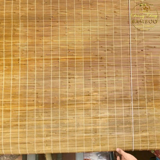 Mành Tre Trúc Vàng Che Mưa Nắng Rộng 1,5m Cao 2m/ 3m Rèm Treo Ban Công Cửa Chính Ngoài Trời Mái Hiên