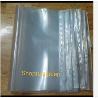 10 chiếc túi zip có khóa kích thước 20x30cm đựng quần áo, đồ dùng cho bé