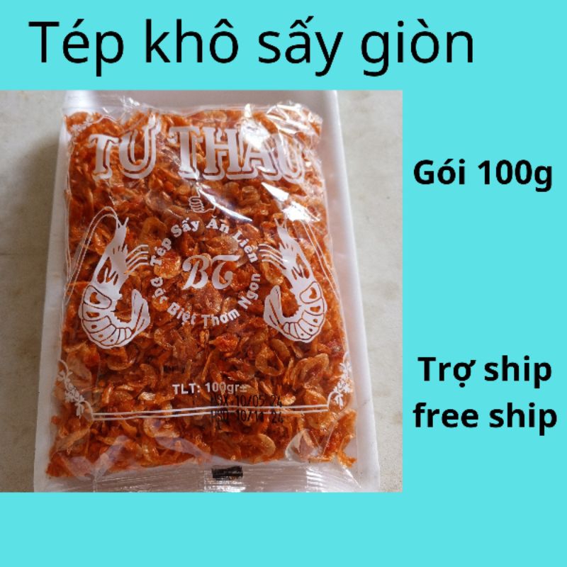 TÉP SẤY ĐỐNG GÓI 100G