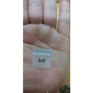 Túi zip mini nhỏ 2x2, 1 gói 100 cái