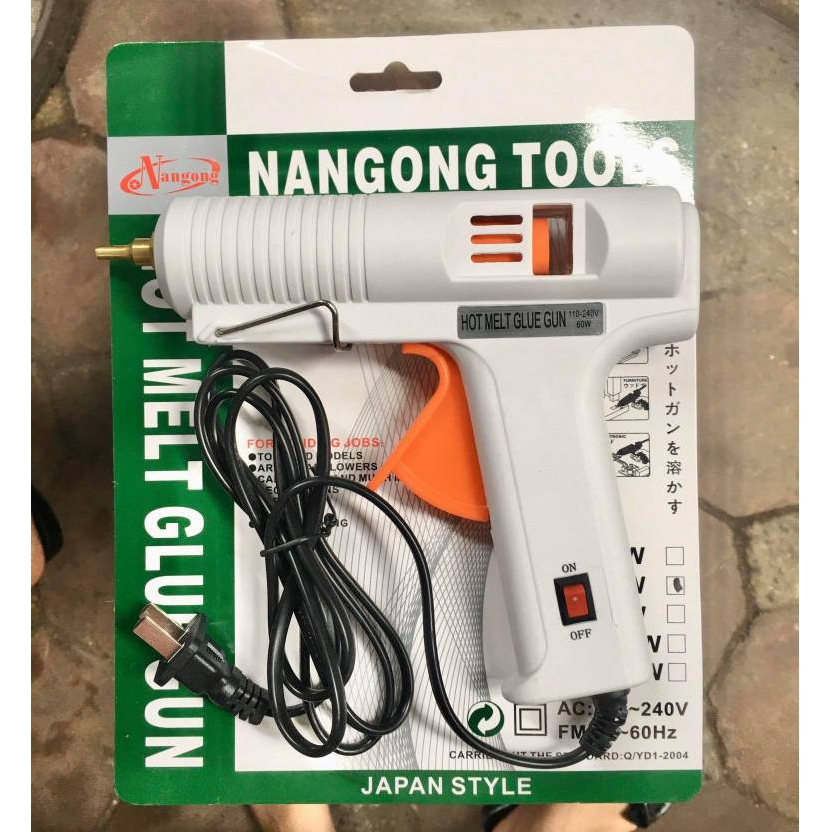 Súng Bắn Keo Nến To Nangon Tools 60W   Màu Sắc Ngẫu Nhiên   