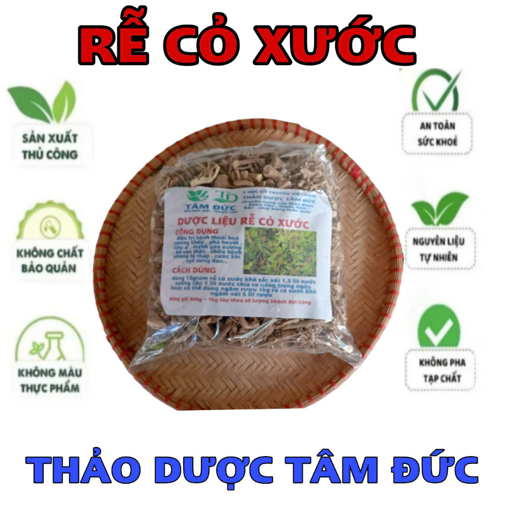 1kg rễ cây cỏ xước sấy khô