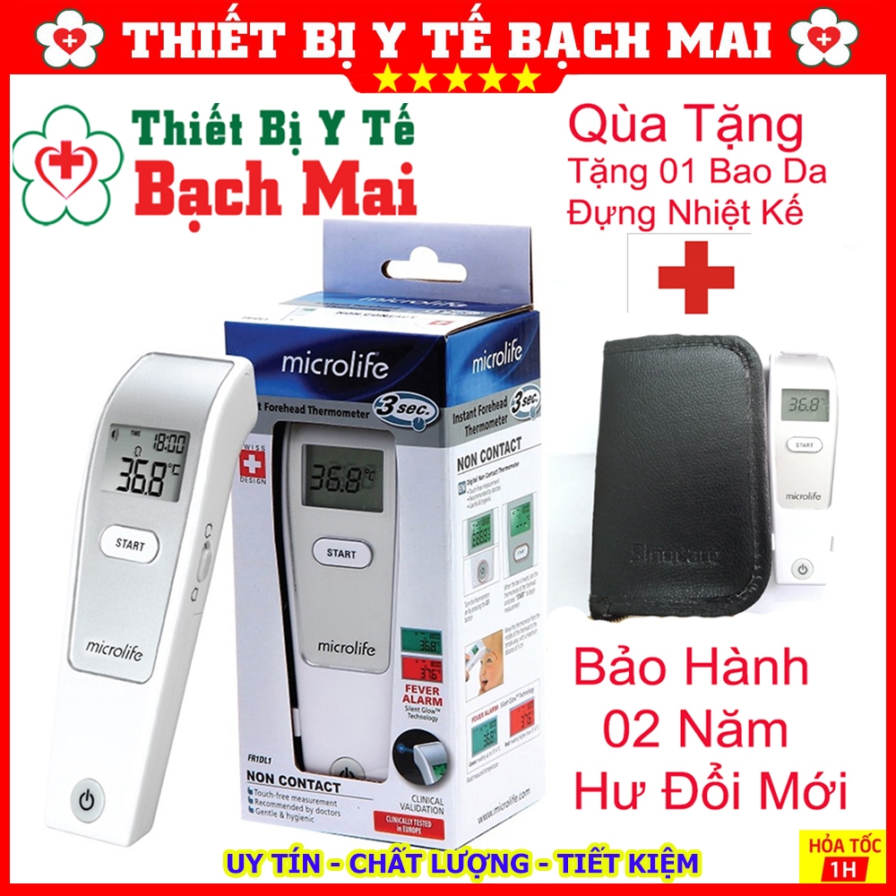 Nhiệt Kế Hồng Ngoại Đo Trán Microlife FR1MF1