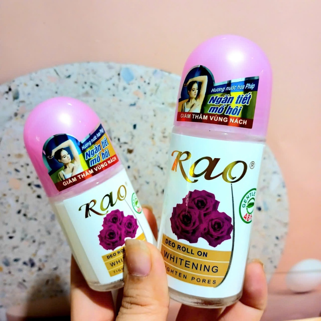 Lăn khử mùi trắng sáng, mịn da RAO 25ml, 50ml