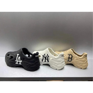 Giày MLB đúc nguyên khối siêu nhẹ, giày thể dục big ball chunky LA  Ny boston trắng đen nâu