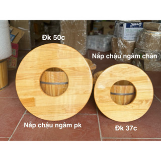 Nắp tròn gỗ xông phụ khoa