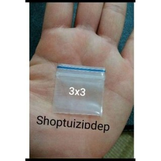 Combo 400 túi zip mini 2x2.5 ( 200c) và 3x3 cm (200c)