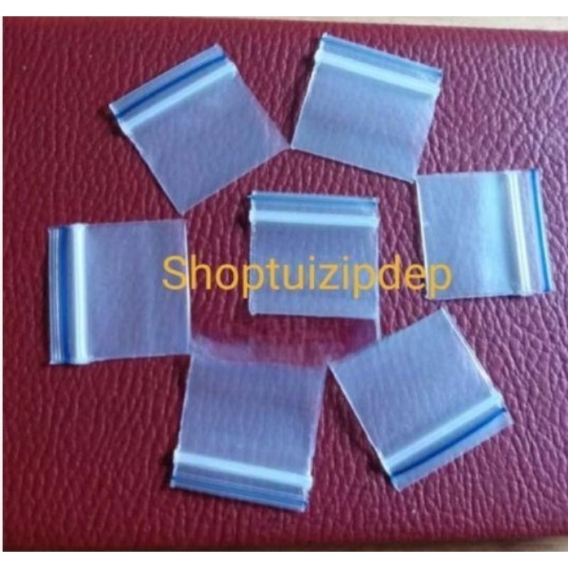 100 chiếc túi zip mini loại nhỏ 1,5x2 cm
