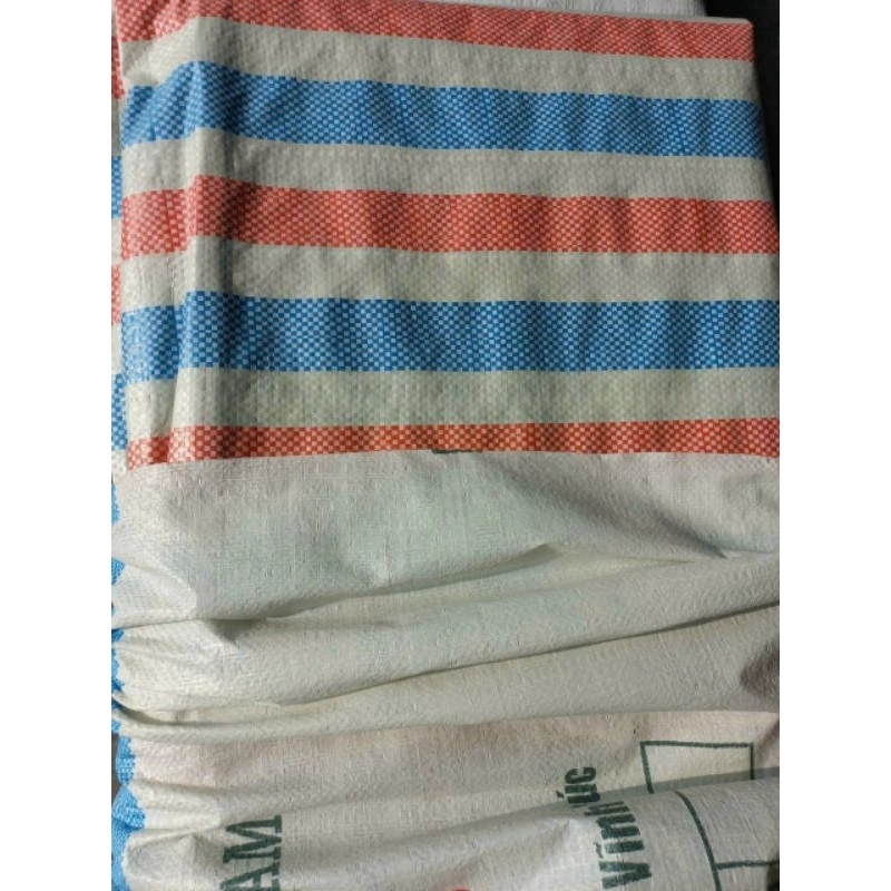 [Bán lẻ 1 mét] Bạt sọc, bạt công trình, bạt che mưa nắng khổ 3.8m, 4m, 6m