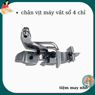 chân vịt mí máy vắt sổ  mí lưỡi gà - bo chun máy vắt sổ 4 chỉ
