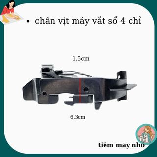 chân vịt mí máy vắt sổ  mí lưỡi gà - bo chun máy vắt sổ 4 chỉ